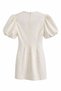 Women's Dress Stylish Evening Dress Black Women's Dress Short Front Wave Sectioned - 6
