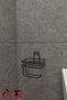 Toilet Paper Rack with Strong Adhesive Spare Shelf Bathroom Organizer Toilet Paper Holder - 3