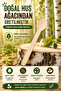50-Piece Ecological Wooden Spoons 16 cm Natural Birch Disposable Invitation Party Organization Set - 3