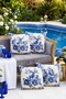 Tile Animals Patterned 4-Piece Throw Pillow Cover Set - 4