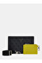 Milano Men's Black Crossbody Bag with Top Zipper Hmmilop6157-Bla