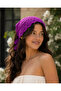 Organic Thread Knitted Multi-Purpose Bandana Bustier – Tie-Up Crop Top, Bikini Cover-Up, and Hair Accessory