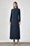 Mira Stone Striped Dress - Petrol - 3