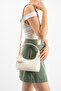 Mavira Women's Cream Mini Baguette Hand and Shoulder Bag - 2