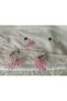 Handcrafted Needle Embroidered Prayer Cover Dowry Cover Mevlit Headscarf Crepe Fabric 145X75 cm - 5