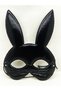 Black Fabric EVA Rabbit Mask, 19x15 cm (WxH) - 3