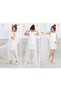 Girl's Floor-Length Tulle Detail Stylish Sequin Embroidery Black Evening Dress Graduation Dress - 3