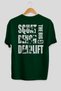 Squat Bench Deadlift Oversize Back Printed Green T-Shirt 100% Cotton Streetwear Premium Comfortable Fit