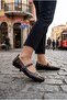 35016 Comfortable Soft Ballet Shoes with Buckle Detail for Women - 2