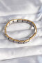 316L Steel Double Color Lettered Nomination Bracelet Waterproof Anti-Allergic Non-Tarnish - 2