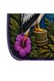 Sdt Special Cut Tropical Pelican Patterned Purple Woven Base Decorative Carpet Sdt3008 - 5