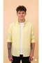 Men's Lycra Linen Shirt Special Color Series Sweat-Absorbent Breathable Extra Light Linen Shirt
