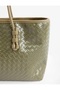 Siena Khaki Knitted Women's Shoulder Bag - 3