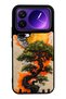 Xiaomi 17 Pro Glossy Phone Case with Pagoda Silhouette Design