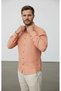 İnterview Carina Buttoned Collar Cotton Linen Copper Color Shirt - 4