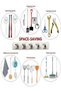 Broom Mop Holder Wall Mounted – Heavy-Duty 5-Slot 6-Hook Tool Organizer Rack for Kitchen, Garage, Garden & Laundry | Non-Slip Space-Saving Broom & Cleaning Supplies Hanger - 4