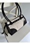 Tunus Model Hand and Women's Shoulder Bag Linen Black - 3