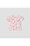 Pack of 3 Crew Neck Short Sleeves T-shirt with Bunny Print - 4