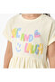 Round Neck Short Sleeves Skater Dress with Graphic Print - 5