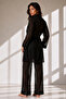 Women's Chiffon Kimono - Pajamas - Shorts Set - 4