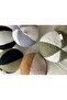 Handmade Double Color Plush Toy Ball - Soft Playmate (19 cm) Green - White - 3