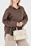 100% Linen Oversize Semi-Transparent Shirt Shirt 7697 - 4
