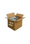 Cardboard Moving Boxes Pack of 5, Heavy Duty Corrugated Storage Boxes 45x45x45 cm, 25kg Capacity with Strong Clear Packing Tape 2 Inch x 70 Yards, for House Relocation, Shipping & Office Storage - 3