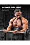 DMoose Arm Blaster for Biceps and Triceps - Heavy Duty Aluminum, Soft Neck Padding & Adjustable Straps - 3