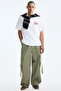 Loose Fit Baskılı Tişört - 2