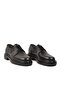 Black Genuine Leather Men's Casual Shoes 1241 m - 3