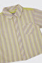 Baby Boy Short Sleeve Yellow Shirt - 3