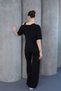 Women's High Quality Shoulder and Stone Detailed Top and Bottom Set - 3