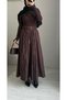 Women's Skirt Long Lined Crinkled Skirt - 2