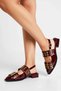 Women's Sling-Bag Babet Patent Leather Material Round Toe Flat Heel Short Heel Casual Daily Comfortable Modern - 3