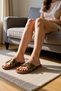 Women's Cross-Strap Detailed Flat Heeled Slippers Comfortable Cut Polyurethane Sole Comfortable Daily Modern - 2