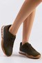 Women's Color-Blocked Lace-Up Sports Shoes Thermoplastic Sole Casual Sneaker Comfortable Modern Stylish Elegant - 3