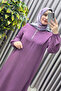Women's Clothing Plus Size Aerobin Double Suit with Front Zipper Detail and Side Slits Trousers - 4