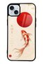 iPhone 15 Plus Minimal Koi Grace Design Glossy Phone Case