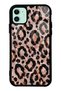 iPhone 11 Rose Gold Leopard Design Glossy Phone Case