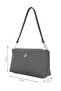 Black-Black Women's Shoulder Bag Cn7861T - 3