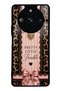 Realme 11 Pro Glossy Phone Case with Pretty Leopard Bow Design