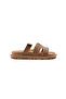 Alpmoon Cork Soft Sole Helmes Fusped Adjustable Velcro Flat Stylish Daily Slippers - 4
