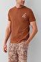 Premium Men's Cool Summer Comfortable Fit 100% Cotton Short Sleeve Family Pajama Set with Shorts - 5