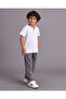 Boys Grey Solid Pullon Pants - 2