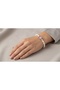 Emerald Serenity Pearl Bracelet – Elegant Freshwater Pearls with Natural Gemstone Accent - 2