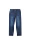 Men Straight Stretch Denim Indigo Jeans - 3