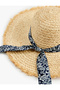 Ribbon Detailed Straw Hat - 3