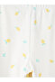 Yellow Ribbed Girls' Tights 2-Pack - 6
