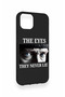 iPhone 13 Compatible Ataturk Eyes Patterned Silicone Case - 3
