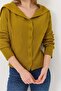 Madonna Collared Buttoned Knitwear Cardigan Mustard - 3